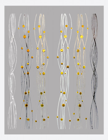 Наклейки, полоски фигурные 345 Наклейки, полоски фигурные 345