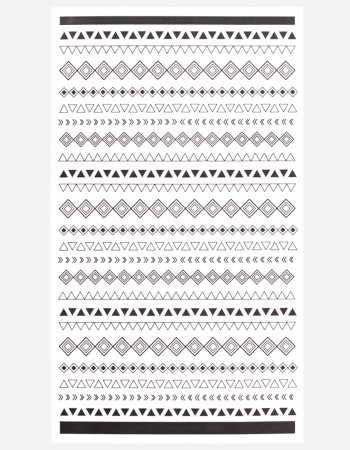 Наклейки, полоски геометрия черные 224 Наклейки, полоски геометрия черные 224