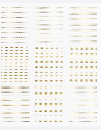 Наклейки, полоски пунктирные золото 111 Наклейки, полоски пунктирные золото 111