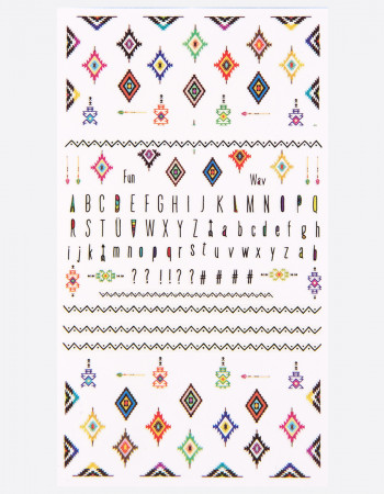 Наклейки, ромбы, буквы этно 222 Наклейки, ромбы, буквы этно 222