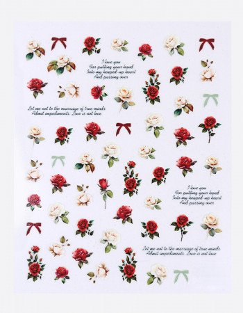 Наклейки, розы 438 Наклейки, розы 438