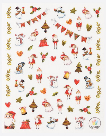 Наклейки, санта 103х85 079 Наклейки, санта 103х85 079