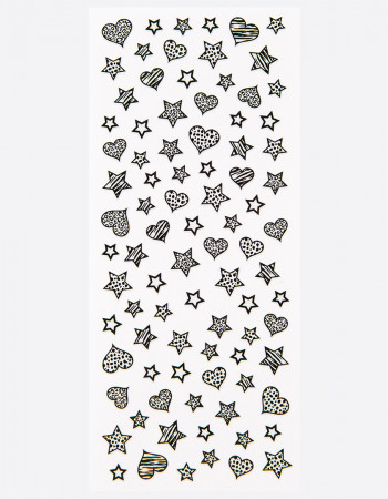 Наклейки, сердца, звезды 252 Наклейки, сердца, звезды 252