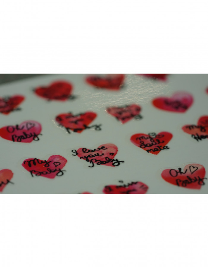 Наклейки, сердце текст 409 Наклейки, сердце текст 409