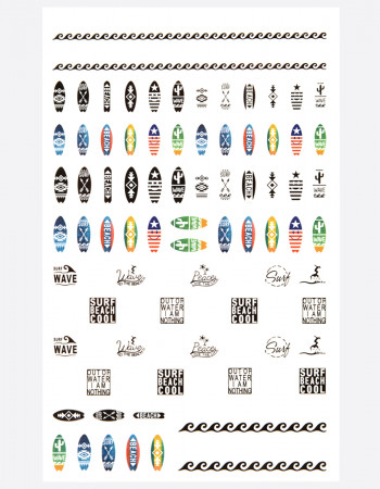 Наклейки, серф этно 208 Наклейки, серф этно 208