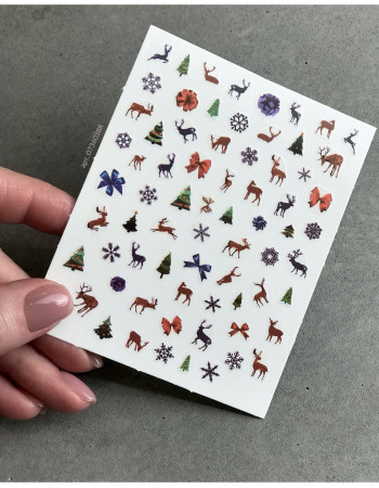 Наклейки, северный олень 388 Наклейки, северный олень 388