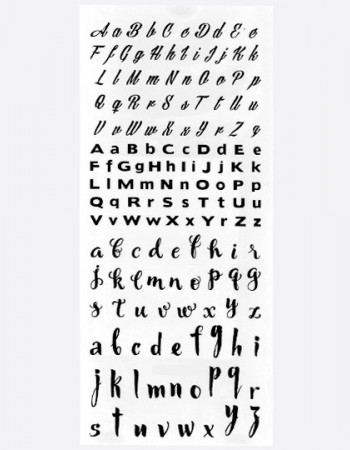 Наклейки, шрифт 251 Наклейки, шрифт 251