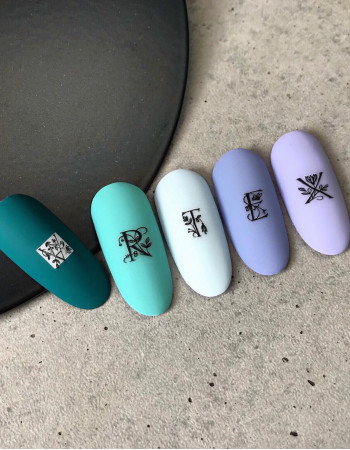 Наклейки, шрифт цветы 107 Наклейки, шрифт цветы 107