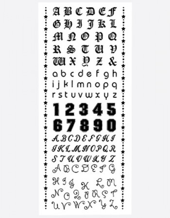 Наклейки, шрифты, цифры 267 Наклейки, шрифты, цифры 267