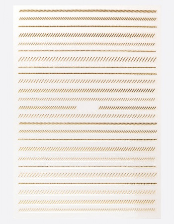 Наклейки, штрихи золото 092 Наклейки, штрихи золото 092