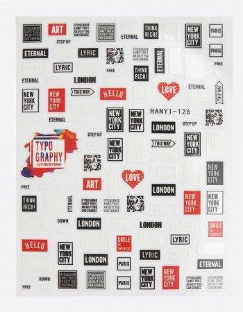 Наклейки, текст 019 Наклейки, текст 019