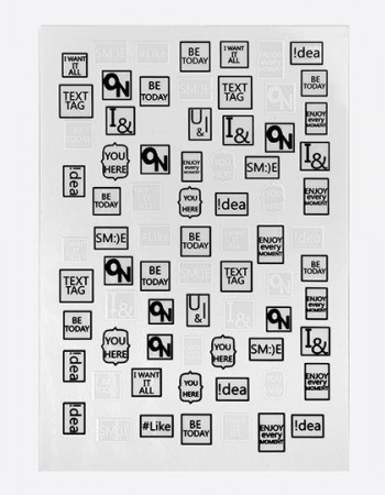 Наклейки, текст 020 Наклейки, текст 020