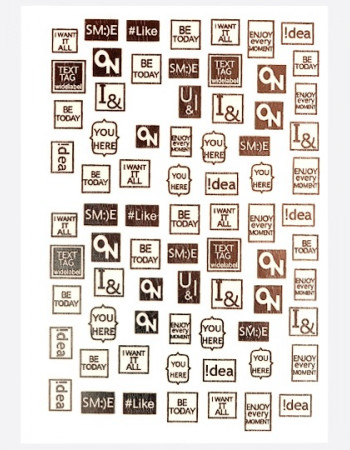 Наклейки, текст 021 Наклейки, текст 021