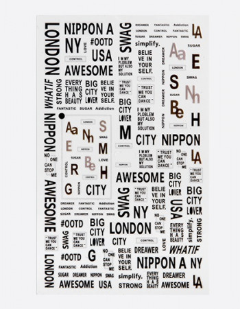 Наклейки, текст 034 Наклейки, текст 034