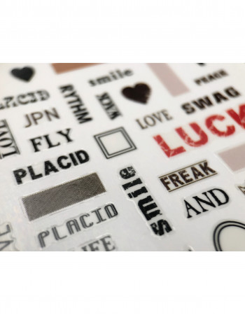 Наклейки, текст 424 Наклейки, текст 424