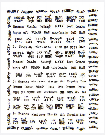 Наклейки, текст  324 Наклейки, текст  324