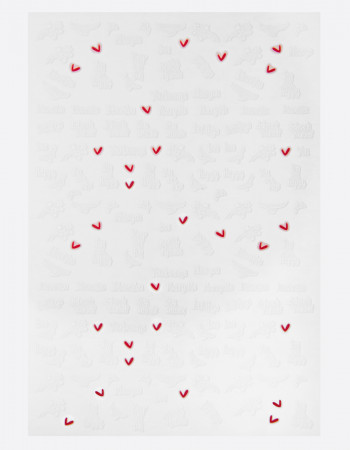 Наклейки, текст прописи белый 307 Наклейки, текст прописи белый 307