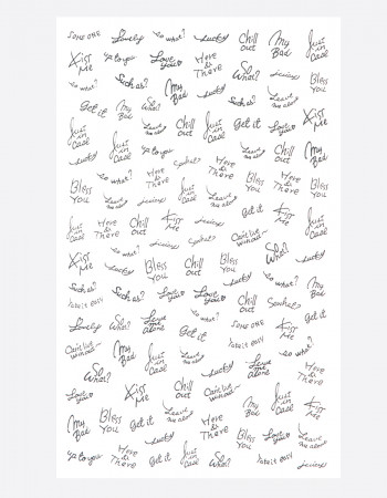 Наклейки, текст трафарет 340 Наклейки, текст трафарет 340