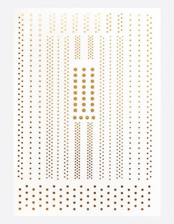 Наклейки, точки золото 090 Наклейки, точки золото 090