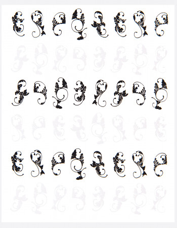 Наклейки, вензель 327 Наклейки, вензель 327