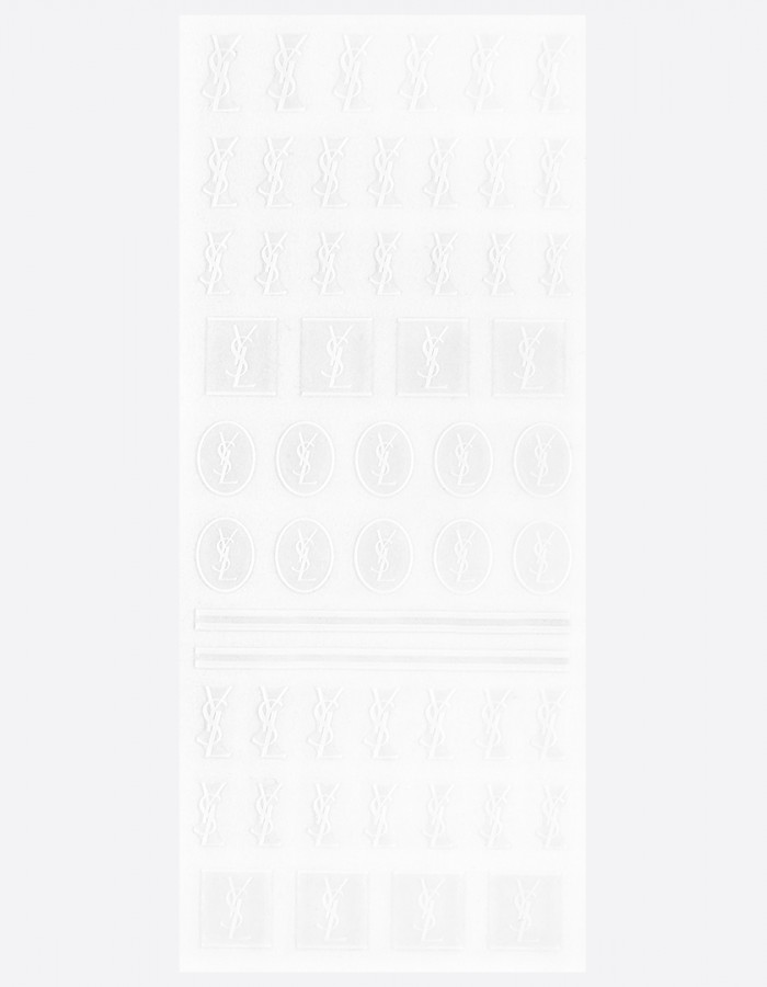 Наклейки, ysl белые 185 Наклейки, ysl белые 185