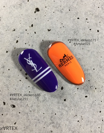 Наклейки, ysl белые 185 Наклейки, ysl белые 185