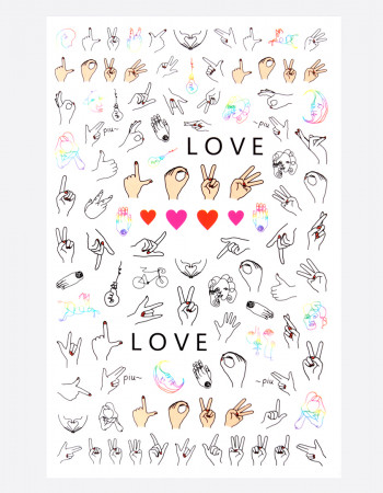 Наклейки, жесты 346 Наклейки, жесты 346