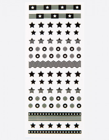 Наклейки, звезды, линии 248 Наклейки, звезды, линии 248