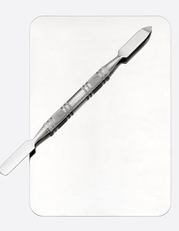 Палитра металлическая с лопаткой Палитра металлическая с лопаткой