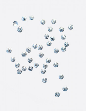 Полусферы круглые шлифованные серебро 1,5 мм  Полусферы круглые шлифованные серебро 1,5 мм