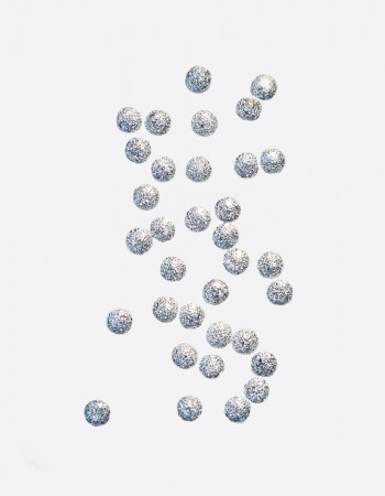 Полусферы круглые шлифованные серебро 2 мм  Полусферы круглые шлифованные серебро 2 мм