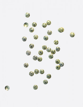 Полусферы круглые шлифованные золото 1,5 мм Полусферы круглые шлифованные золото 1,5 мм