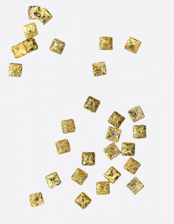 Полусферы граненные шлифованные золото 2х2 мм  Полусферы граненные шлифованные золото 2х2 мм