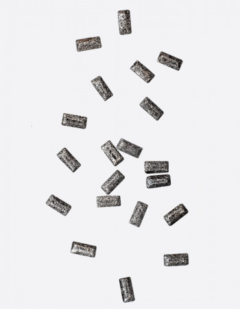 Полусферы прямоуг. черное серебро 1,5х3 мм Полусферы прямоуг. черное серебро 1,5х3 мм