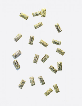 Полусферы граненные шлифованные золото 1,5х3 мм  Полусферы граненные шлифованные золото 1,5х3 мм