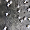 Полусферы звезды шлифованные серебро 2х2 мм Полусферы звезды шлифованные серебро 2х2 мм
