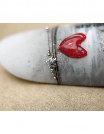 Полусферы звезды шлифованные серебро 2х2 мм  Полусферы звезды шлифованные серебро 2х2 мм