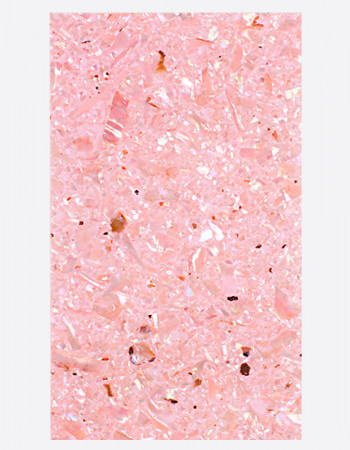 Ракушка раскатанная, розовый кварц Ракушка раскатанная, розовый кварц