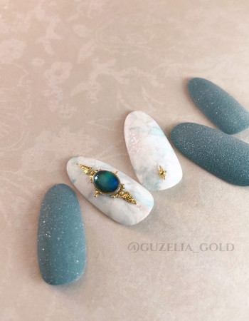 Ракушка раскатанная, ультрамарин Ракушка раскатанная, ультрамарин