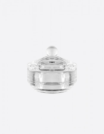 Стаканчик с крышкой стеклянный, круг 40мм Стаканчик с крышкой стеклянный, круг 40мм