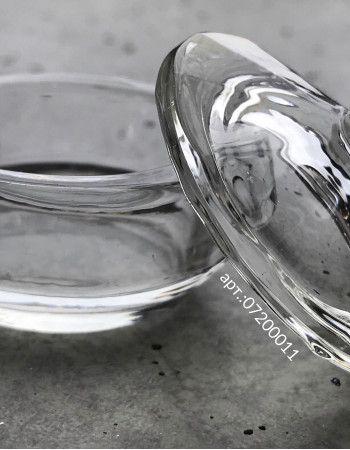 Стаканчик с крышкой стеклянный, круг 40мм Стаканчик с крышкой стеклянный, круг 40мм