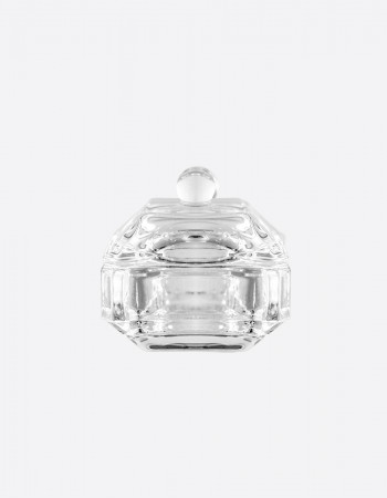 Стаканчик с крышкой стеклянный, квадрат 40мм Стаканчик с крышкой стеклянный, квадрат 40мм