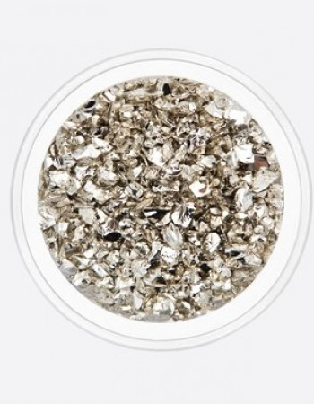 Стеклянная крошка серебро Стеклянная крошка серебро